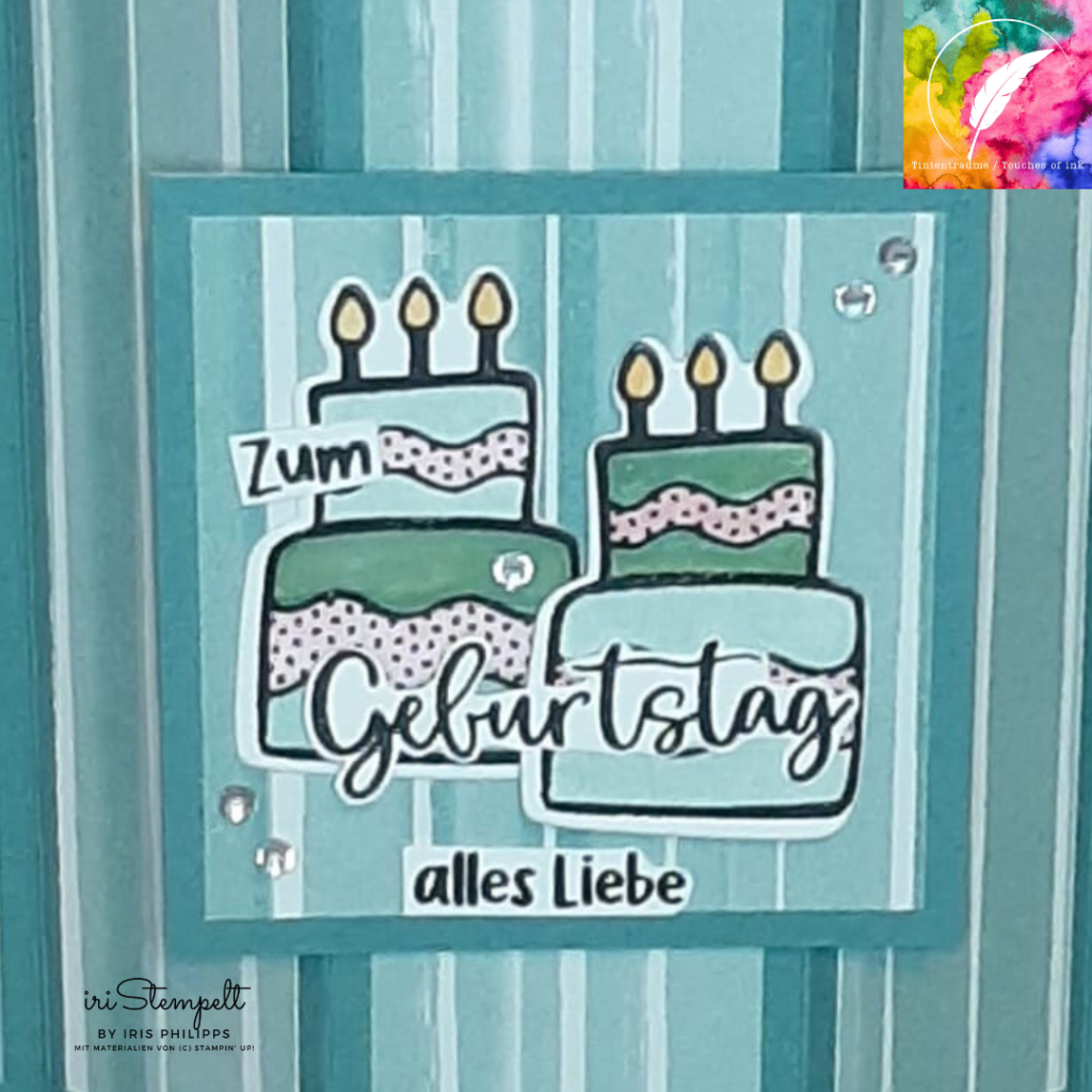 Bay-Window-Card - Geburtstagskarte mit dem Produktpaket "In Kauflaune" aus dem Jahreskatalog 2024/2025